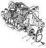 Toro 72102 (269-H) - 269-H Lawn and Garden Tractor, 1996 (6900001-6999999) Ersatzteile BRAKE