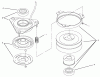 Toro 72102 (269-H) - 269-H Lawn and Garden Tractor, 1997 (7900001-7999999) Ersatzteile CLUTCH 92-6885