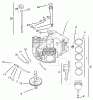 Toro 72102 (269-H) - 269-H Lawn and Garden Tractor, 1997 (7900001-7999999) Ersatzteile CRANKCASE
