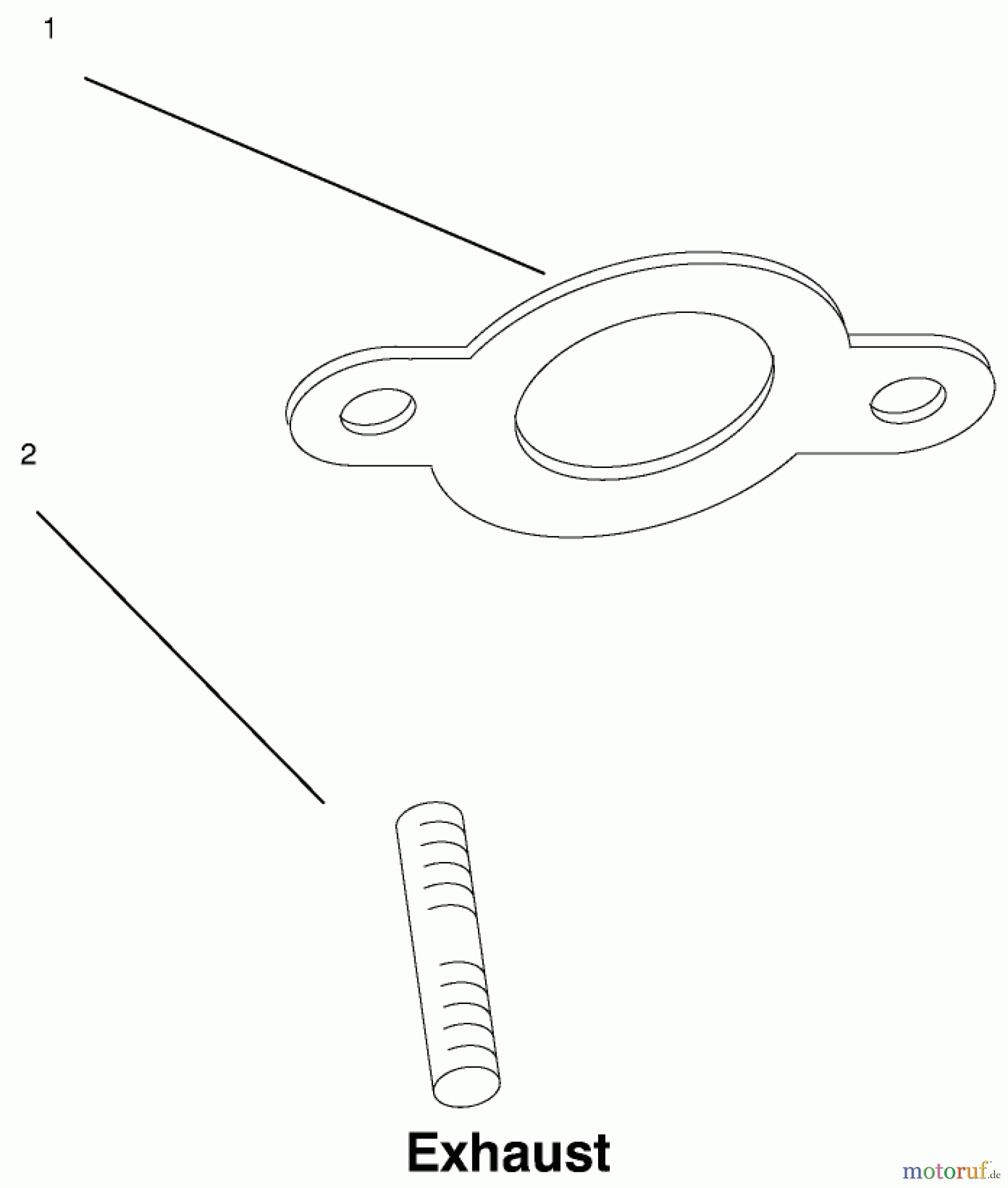 Toro Neu Mowers, Lawn & Garden Tractor Seite 1 72102 (269-H) - Toro 269-H Lawn and Garden Tractor, 1997 (7900001-7999999) EXHAUST