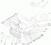 Toro 72102 (269-H) - 269-H Lawn and Garden Tractor, 1997 (7900001-7999999) Ersatzteile HOOD AND GRILL