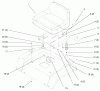 Toro 72102 (269-H) - 269-H Lawn and Garden Tractor, 1997 (7900001-7999999) Ersatzteile SEAT