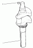 Toro 72102 (269-H) - 269-H Lawn and Garden Tractor, 1998 (8900001-8900399) Ersatzteile CRANKSHAFT