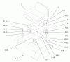 Toro 72102 (269-H) - 269-H Lawn and Garden Tractor, 1998 (8900001-8900399) Ersatzteile SEAT