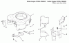 Toro 72115 (270-H) - 270-H Lawn and Garden Tractor, 1999 (9900001-9999999) Ersatzteile BLOWER HOUSING & BAFFLES