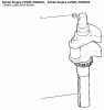 Toro 72115 (270-H) - 270-H Lawn and Garden Tractor, 1999 (9900001-9999999) Ersatzteile CRANKSHAFT