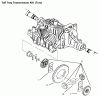 Toro 72115 (270-H) - 270-H Lawn and Garden Tractor, 1999 (9900001-9999999) Ersatzteile DIFFERENTIAL GEAR