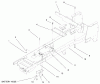 Toro 72115 (270-H) - 270-H Lawn and Garden Tractor, 1999 (9900001-9999999) Ersatzteile FRAME ASSEMBLY