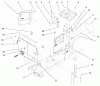Toro 72115 (270-H) - 270-H Lawn and Garden Tractor, 1999 (9900001-9999999) Ersatzteile HOODSTAND & FIREWALL ASSEMBLY