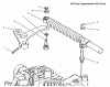 Toro 72115 (270-H) - 270-H Lawn and Garden Tractor, 1999 (9900001-9999999) Ersatzteile LEVER DAMPER