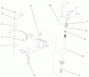 Toro 72115 (270-H) - 270-H Lawn and Garden Tractor, 1999 (9900001-9999999) Ersatzteile LOWER STEERING ASSEMBLY