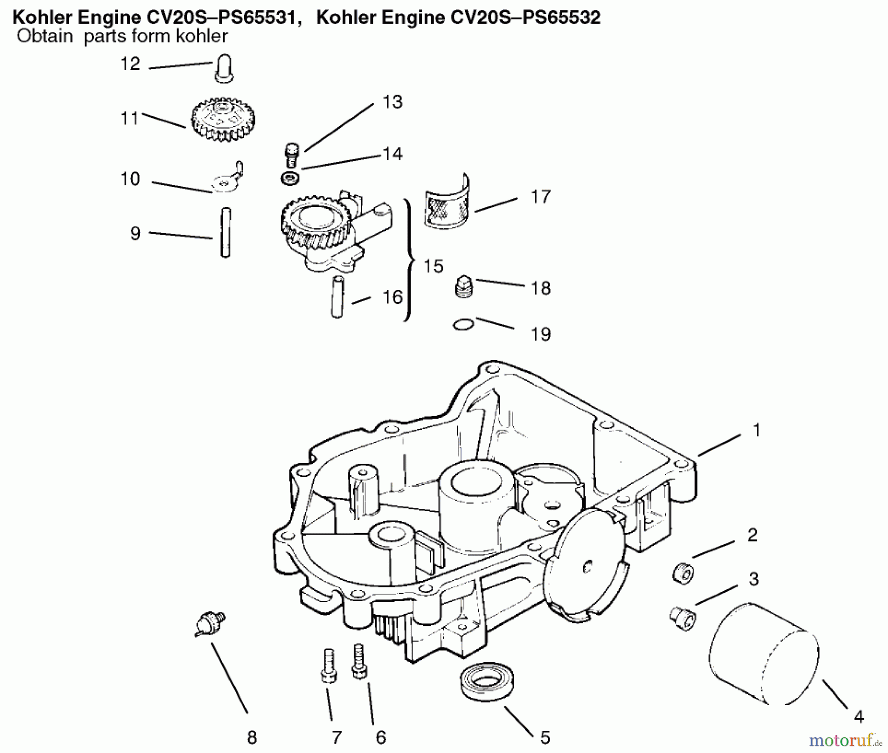  Toro Neu Mowers, Lawn & Garden Tractor Seite 1 72115 (270-H) - Toro 270-H Lawn and Garden Tractor, 1999 (9900001-9999999) OIL PAN / LUBRICATION