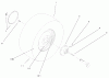 Toro 72115 (270-H) - 270-H Lawn and Garden Tractor, 1999 (9900001-9999999) Ersatzteile REAR WHEEL ASSEMBLY