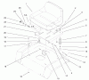 Toro 72115 (270-H) - 270-H Lawn and Garden Tractor, 1999 (9900001-9999999) Ersatzteile SEAT ASSEMBLY