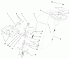 Toro 72115 (270-H) - 270-H Lawn and Garden Tractor, 1999 (9900001-9999999) Ersatzteile STEERING WHEEL & TILE ASSEMBLY