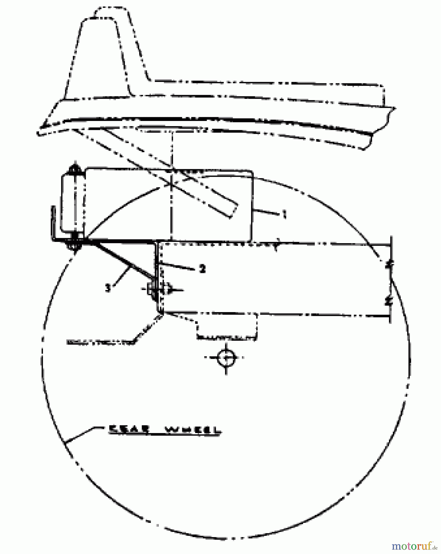 Toro Neu Accessories 81231 - Toro Frame Weight, 1972 FRAME WEIGHT ASSEMBLY