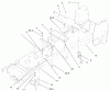 Toro 72107 (268-HE) - 268-HE Lawn and Garden Tractor, 2003 (230000001-230999999) Ersatzteile FRAME ASSEMBLY