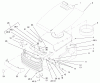 Toro 72107 (268-HE) - 268-HE Lawn and Garden Tractor, 2003 (230000001-230999999) Ersatzteile HOOD AND GRILL ASSEMBLY