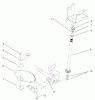 Toro 72107 (268-HE) - 268-HE Lawn and Garden Tractor, 2003 (230000001-230999999) Ersatzteile LOWER STEERING ASSEMBLY
