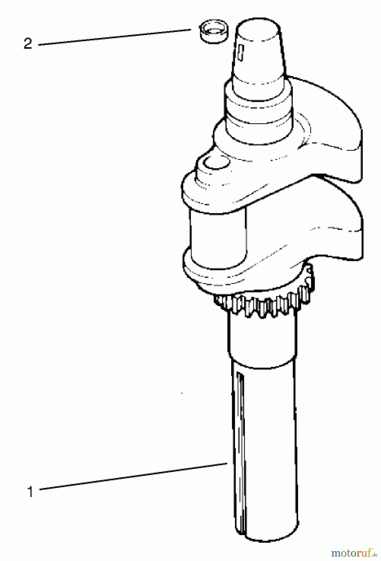 Toro Neu Mowers, Lawn & Garden Tractor Seite 1 72116 (270-HE) - Toro 270-HE Lawn and Garden Tractor, 2000 (200000001-200999999) CRANKSHAFT