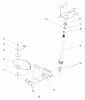 Toro 72108 (270-H) - 270-H Lawn and Garden Tractor, 2000 (200000001-200999999) Ersatzteile LOWER STEERING ASSEMBLY
