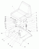 Toro 72108 (270-H) - 270-H Lawn and Garden Tractor, 2000 (200000001-200999999) Ersatzteile SEAT ASSEMBLY