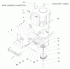 Toro 72108 (270-H) - 270-H Lawn and Garden Tractor, 2000 (200000001-200999999) Ersatzteile TWIN CYLINDER ENGINE, MUFFLER & PTO ASSEMBLY