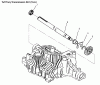 Toro 72110 (270-H) - 270-H Lawn and Garden Tractor, 1996 (6900001-6999999) Ersatzteile AXLE SHAFT