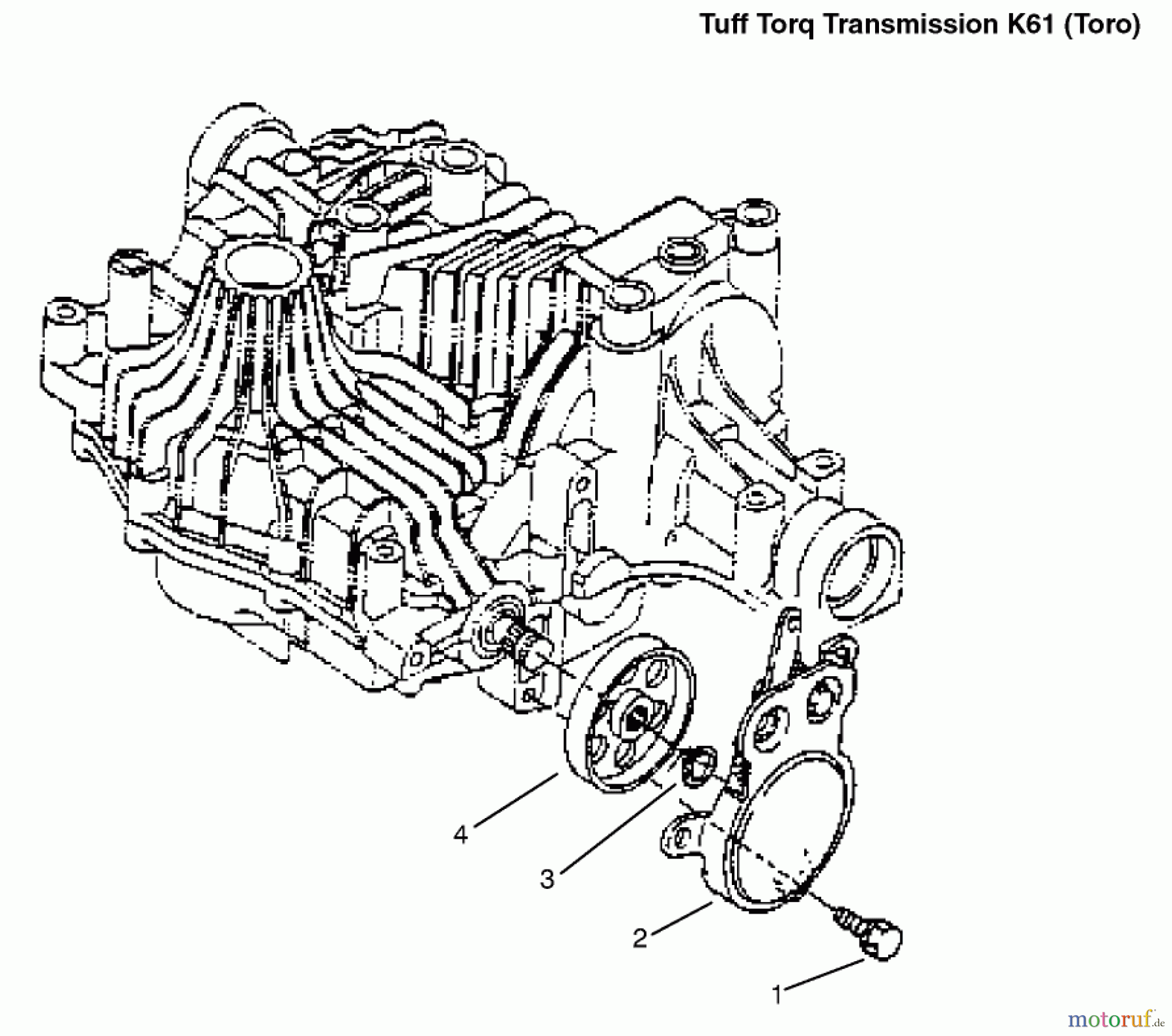 Toro Neu Mowers, Lawn & Garden Tractor Seite 1 72110 (270-H) - Toro 270-H Lawn and Garden Tractor, 1996 (6900001-6999999) BRAKE