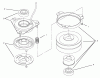 Toro 72110 (270-H) - 270-H Lawn and Garden Tractor, 1996 (6900001-6999999) Ersatzteile CLUTCH 92-6885