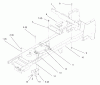 Toro 72110 (270-H) - 270-H Lawn and Garden Tractor, 1996 (6900001-6999999) Ersatzteile FRAME