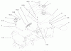 Toro 72110 (270-H) - 270-H Lawn and Garden Tractor, 1996 (6900001-6999999) Ersatzteile FUEL TANK AND HYDRO RESERVOIR