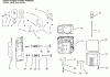 Toro 72110 (270-H) - 270-H Lawn and Garden Tractor, 1996 (6900001-6999999) Ersatzteile HEAD/VALVE/BREATHER