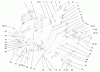 Toro 72110 (270-H) - 270-H Lawn and Garden Tractor, 1996 (6900001-6999999) Ersatzteile LIFT LEVER AND HEIGHT OF CUT