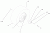 Toro 72110 (270-H) - 270-H Lawn and Garden Tractor, 1996 (6900001-6999999) Ersatzteile REAR WHEEL