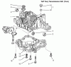 Toro 72110 (270-H) - 270-H Lawn and Garden Tractor, 1996 (6900001-6999999) Ersatzteile TRANSAXLE CASE