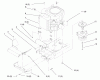 Toro 72110 (270-H) - 270-H Lawn and Garden Tractor, 1996 (6900001-6999999) Ersatzteile TWIN CYLINDER ENGINE, MUFFLER, AND P.T.O.