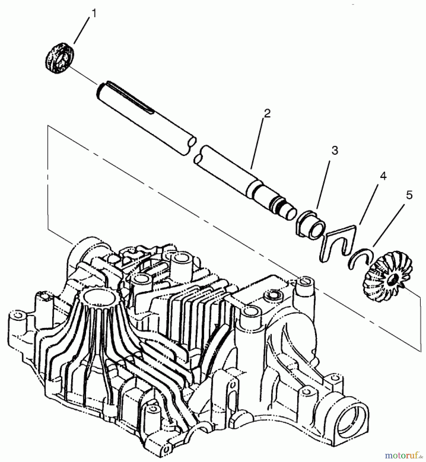 Toro Neu Mowers, Lawn & Garden Tractor Seite 1 72110 (270-H) - Toro 270-H Lawn and Garden Tractor, 1997 (7900001-7999999) AXLE SHIFT