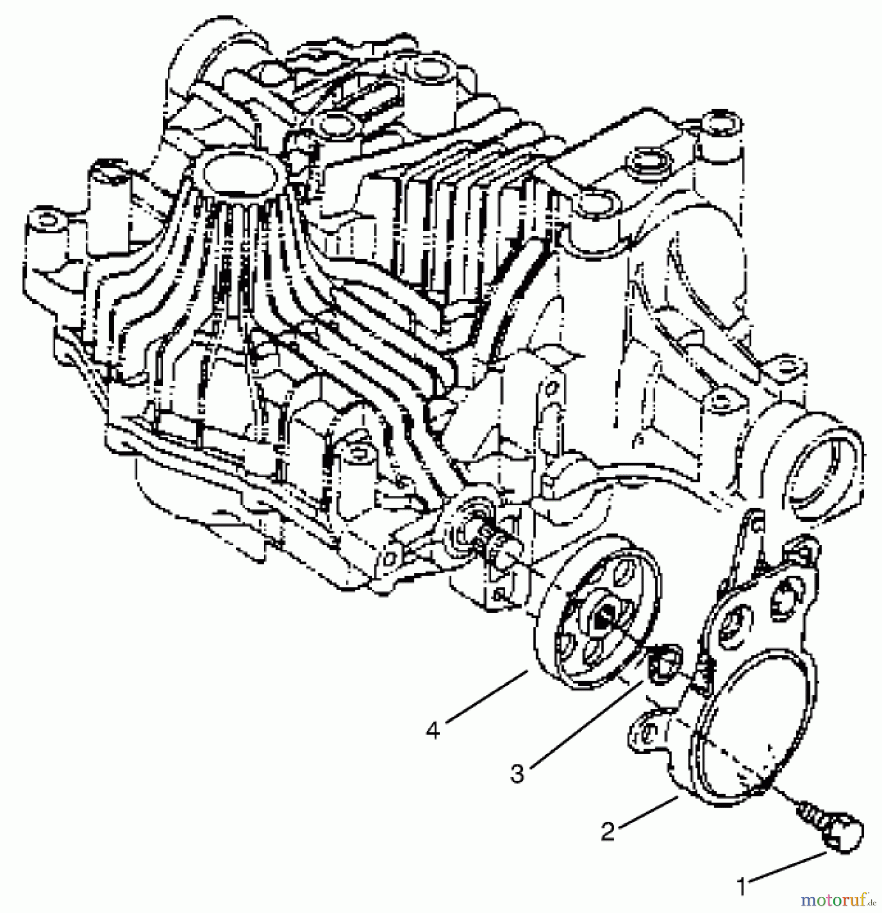Toro Neu Mowers, Lawn & Garden Tractor Seite 1 72110 (270-H) - Toro 270-H Lawn and Garden Tractor, 1997 (7900001-7999999) BRAKE