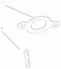 Toro 72110 (270-H) - 270-H Lawn and Garden Tractor, 1997 (7900001-7999999) Ersatzteile EXHAUST