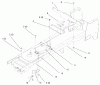 Toro 72110 (270-H) - 270-H Lawn and Garden Tractor, 1997 (7900001-7999999) Ersatzteile FRAME