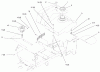 Toro 72110 (270-H) - 270-H Lawn and Garden Tractor, 1997 (7900001-7999999) Ersatzteile FUEL TANK AND HYDRO RESERVOIR