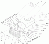Toro 72110 (270-H) - 270-H Lawn and Garden Tractor, 1997 (7900001-7999999) Ersatzteile HOOD AND GRILL