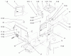 Toro 72110 (270-H) - 270-H Lawn and Garden Tractor, 1997 (7900001-7999999) Ersatzteile HOODSTAND AND FIREWALL