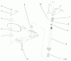 Toro 72110 (270-H) - 270-H Lawn and Garden Tractor, 1997 (7900001-7999999) Ersatzteile LOWER STEERING