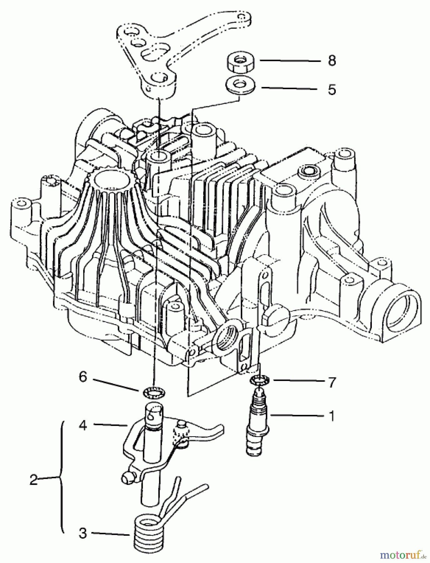 Toro Neu Mowers, Lawn & Garden Tractor Seite 1 72110 (270-H) - Toro 270-H Lawn and Garden Tractor, 1997 (7900001-7999999) N-CENTERING