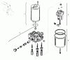 Toro 72110 (270-H) - 270-H Lawn and Garden Tractor, 1997 (7900001-7999999) Ersatzteile PUMP ASSEMBLY
