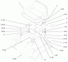Toro 72110 (270-H) - 270-H Lawn and Garden Tractor, 1997 (7900001-7999999) Ersatzteile SEAT
