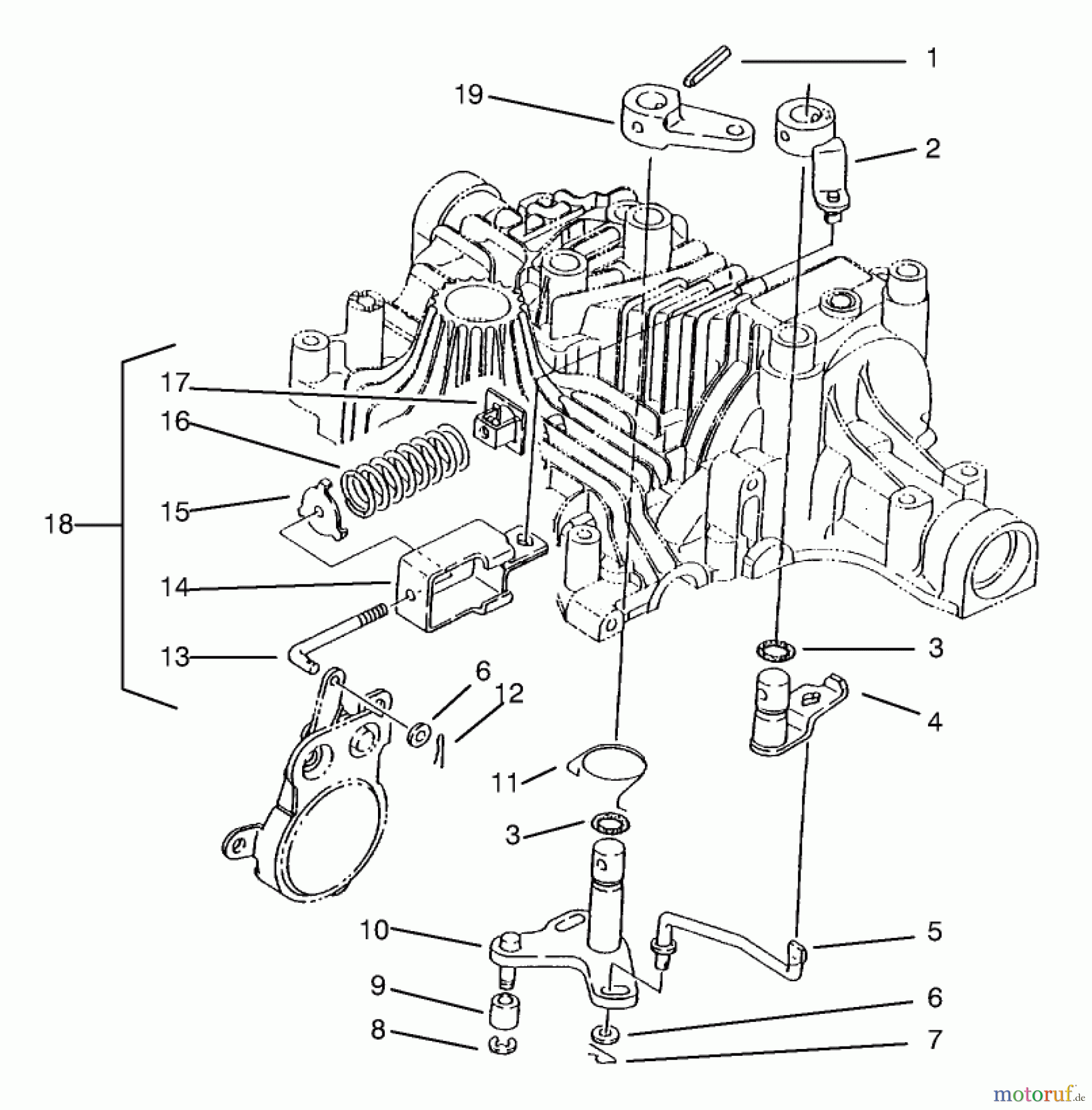 Toro Neu Mowers, Lawn & Garden Tractor Seite 1 72110 (270-H) - Toro 270-H Lawn and Garden Tractor, 1998 (8900600-8999999) BRAKE INTERLOCK