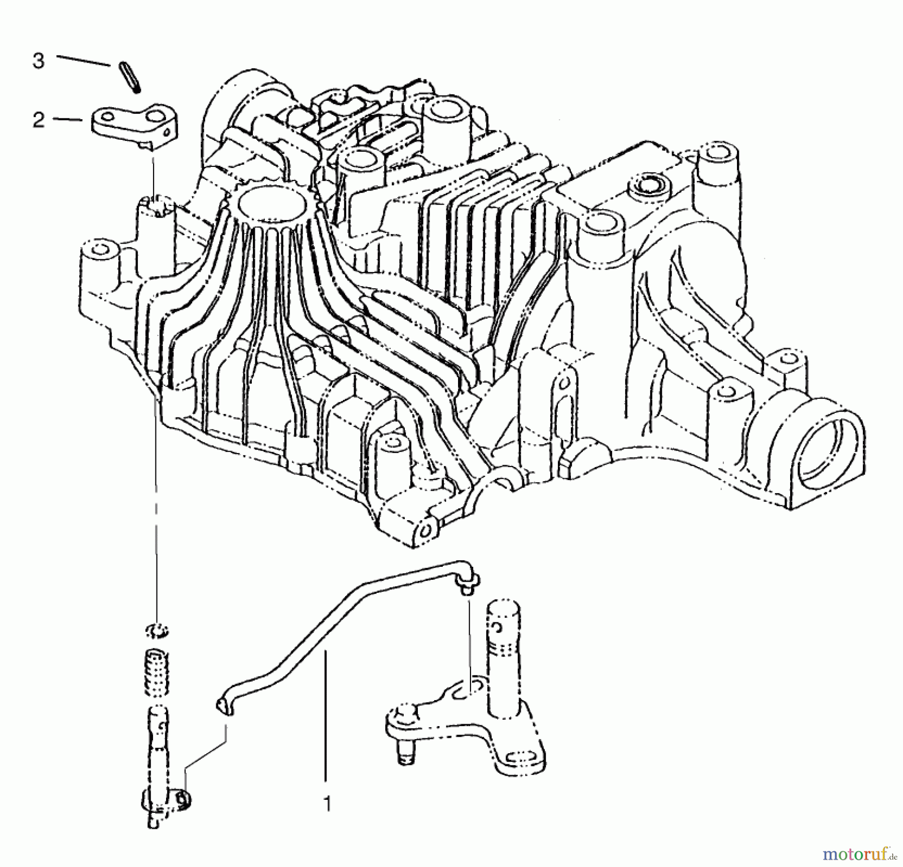 Toro Neu Mowers, Lawn & Garden Tractor Seite 1 72110 (270-H) - Toro 270-H Lawn and Garden Tractor, 1998 (8900600-8999999) BYPASS RETURN